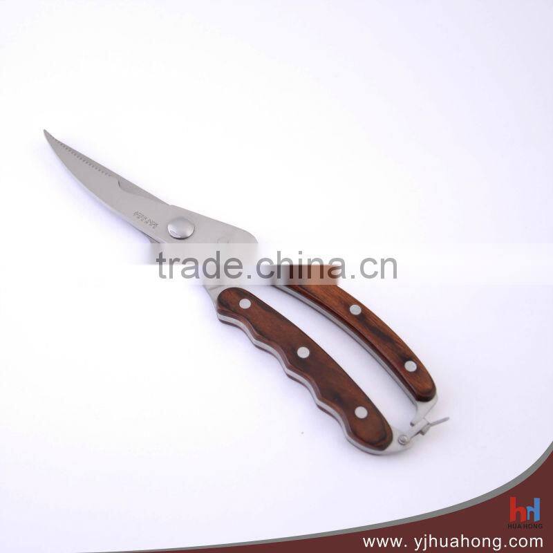 Hot Sell Safety Lock Poultry Scissors/Chicken Bone Scissors/Kitchen Scissors