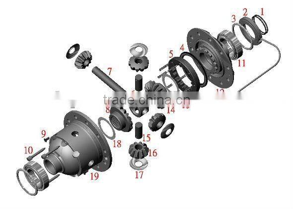 Wholesale ARB same design air locker Complete kit differential lock for Nisan Y60/Y61/D22 parts
