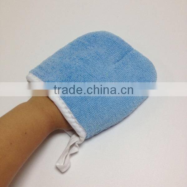 mini size wax polishing microfiber car dusting glove