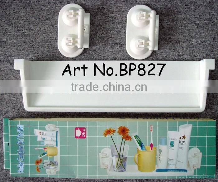 Bathroom waterproof plastic paper roll holder with soap box suction cup,plastic paper holder