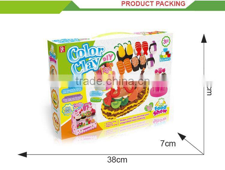 Best selling kids diy craft toy making magic molds clay brick