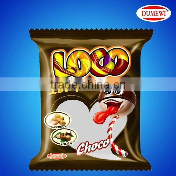 Double Flavor Fruity Hard Candy Sweet Lollipop Candy