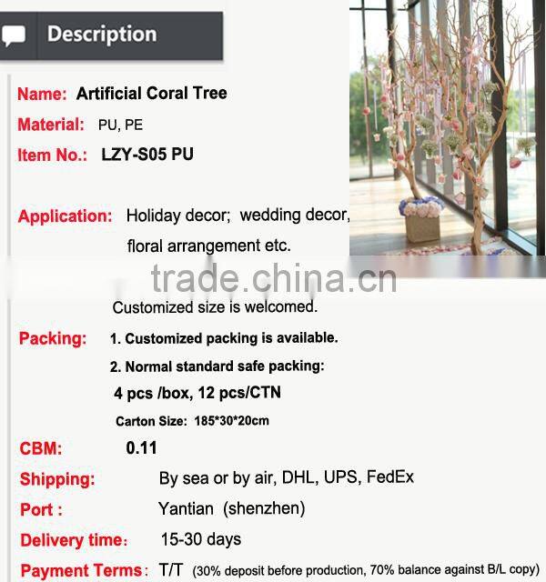 hight quality dry tree branch artificial tree branch for centerpieces wedding decoration centerpieces