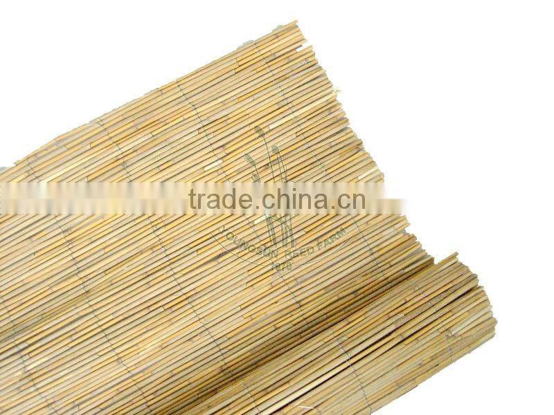Top quality peeled reed fence
