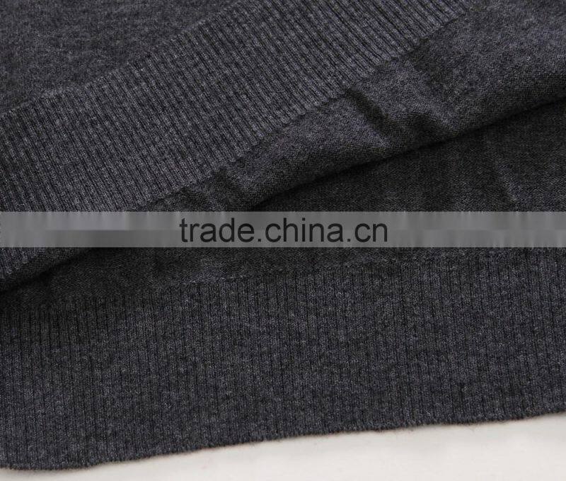 Raidyboer 2016 men's embroider paillette sweater 100%wool v sharp neck