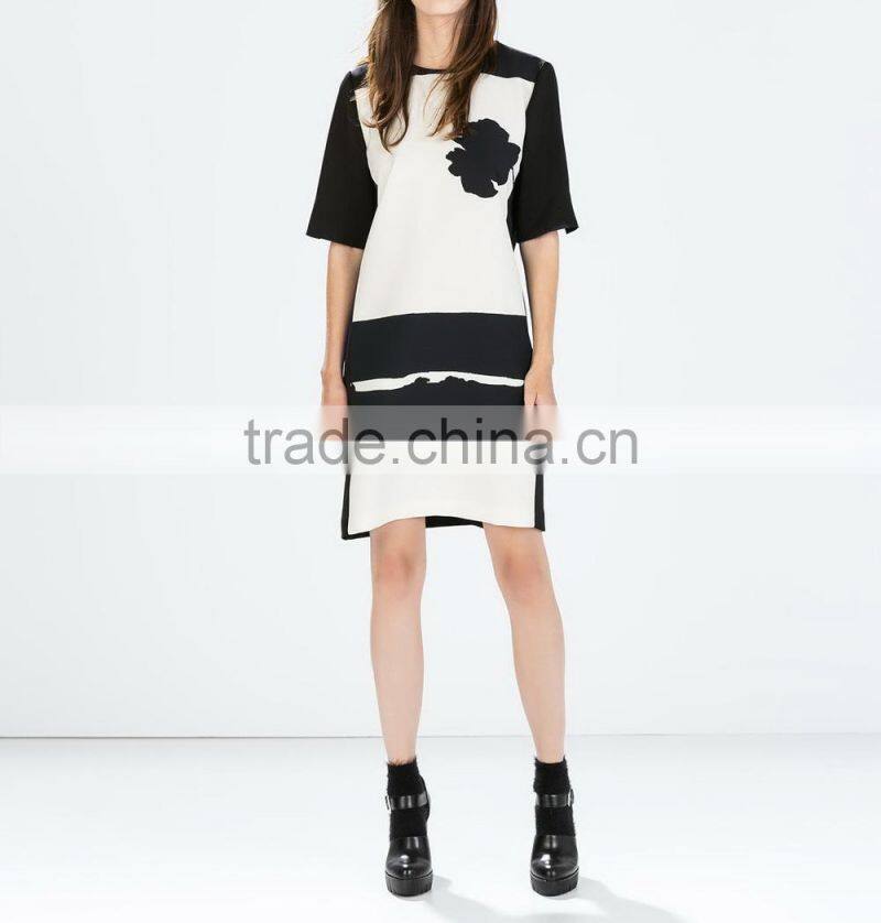 elegant quality ladies sexy party dress fashion wholesale new black lace and nude evening dress