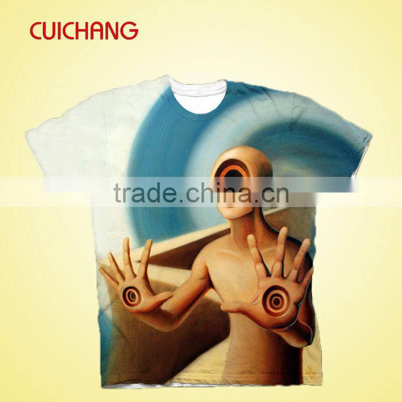 dye sublimation dry fit shirt,sublimation polyester t-shirt