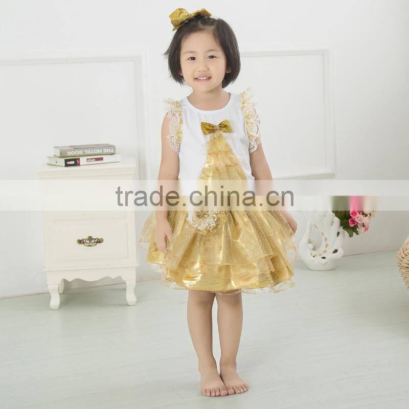 Garments Factory Christmas Newborn Baby Cotton Long Sleeve Fluffy Petti Tutu Dress Latest Boutique Dresses For Kids