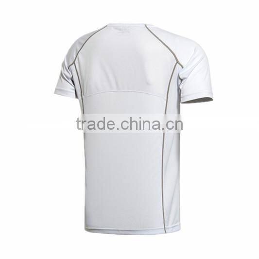 Cannda 100% polyester blank t shirt white