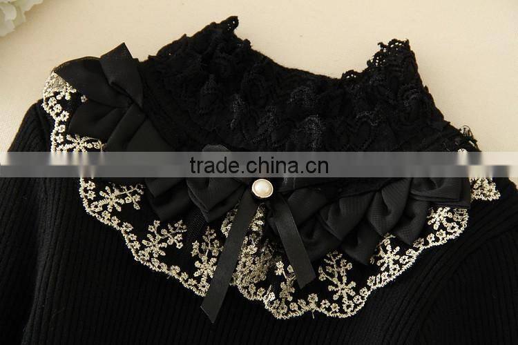 Black kid clothes woolen sweater designs for children 2015 new hot sale guangzhou kids clothes/kids clothing manufacturer