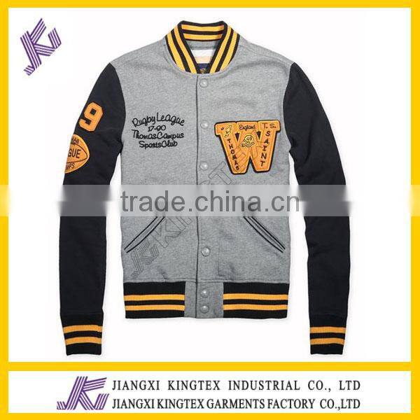 full zip sweater baseball jackets, latest design for baseball jackets, sport wholesale clothing baseball jackets
