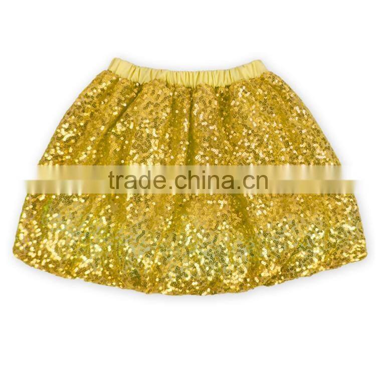 Mint Color Sequined Girls Ball Gown Dancing Skirt Fashional Wholesale Price