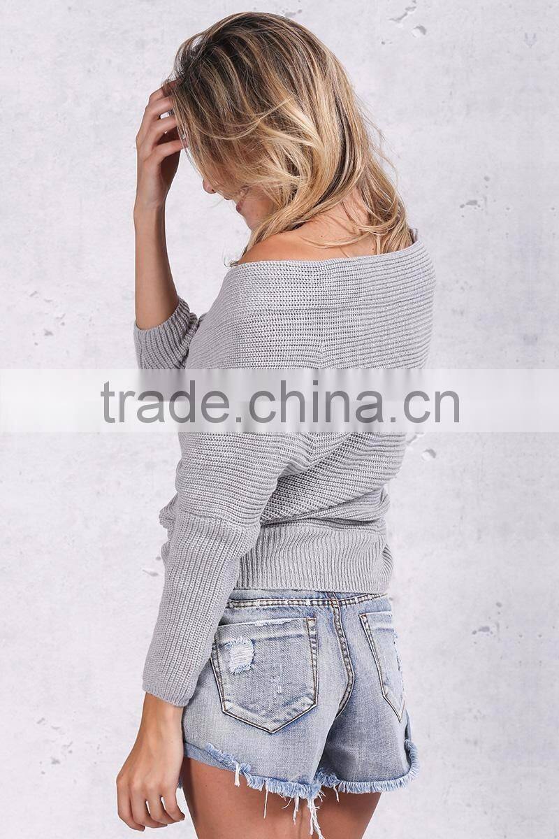 V neck sweater women spring Autumn loose long batwing sleeve sweater tops Fashion pullovers thin sweaters jumper 2017