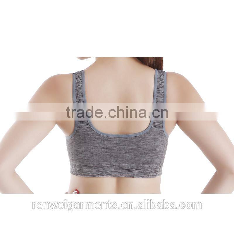 Seamless Underwear Wire Free Sports Bra Vest