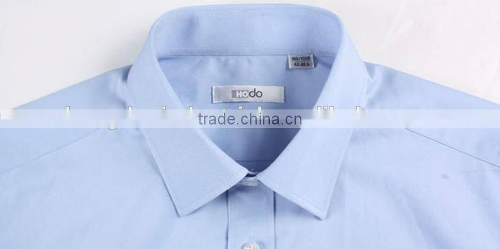 non iron men's shirt blue color shirt dress shirt