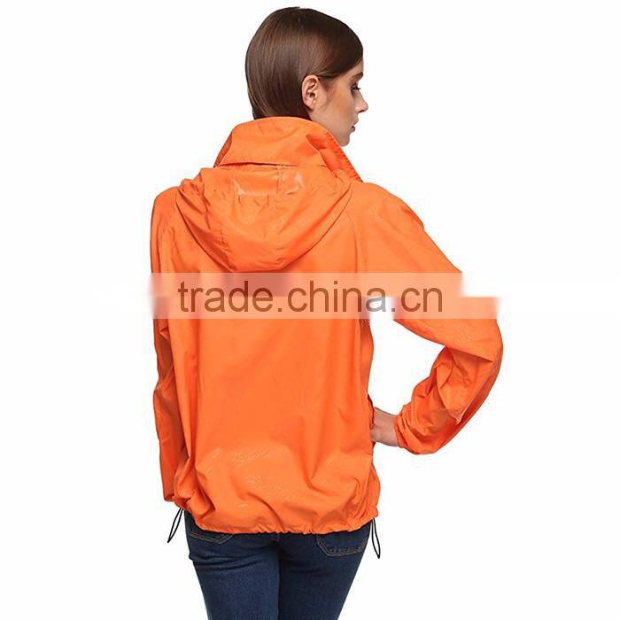 New design fashionable waterproof running cycling rain jacket
