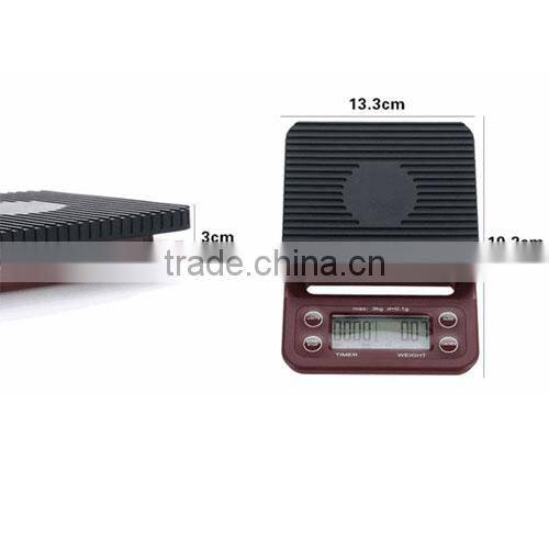 Coffee With Electronic Said Timing Function Of High Precision Electronic Kitchen Baking Bar Gram Electronic Scale/Timer Drip Cof