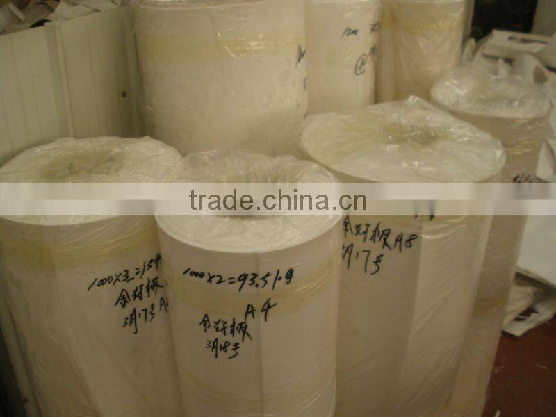 White skived PTFE sheet