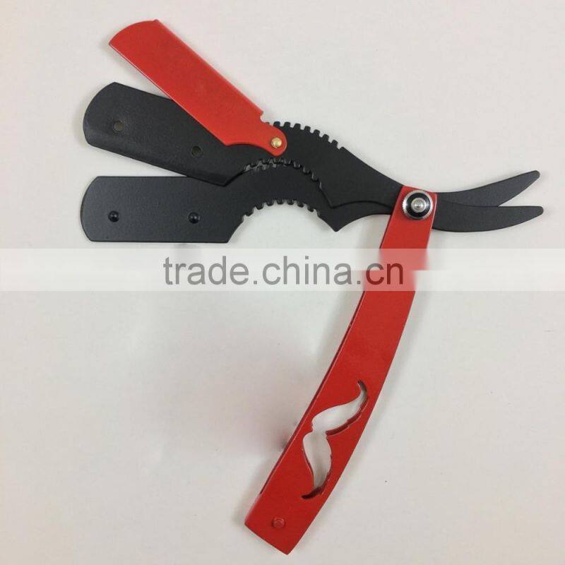 Straight Edge Barber Shaving Razor Wooden Handle