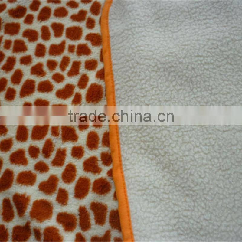 Wholesale warm fleece dog sherpa blankets for pet
