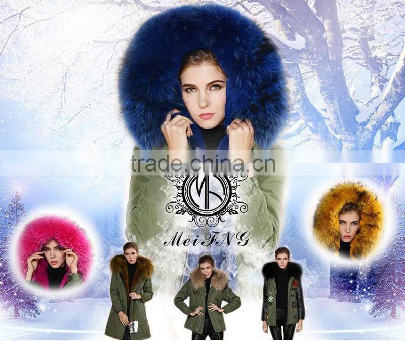 2017 Navy Kids Fur Parka For Girls Winter Wear, Short Mini Fur Down Jacket Wholesale