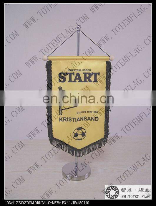 Cheap Desk Flag , Satin Table Flag , Portable Table Flag
