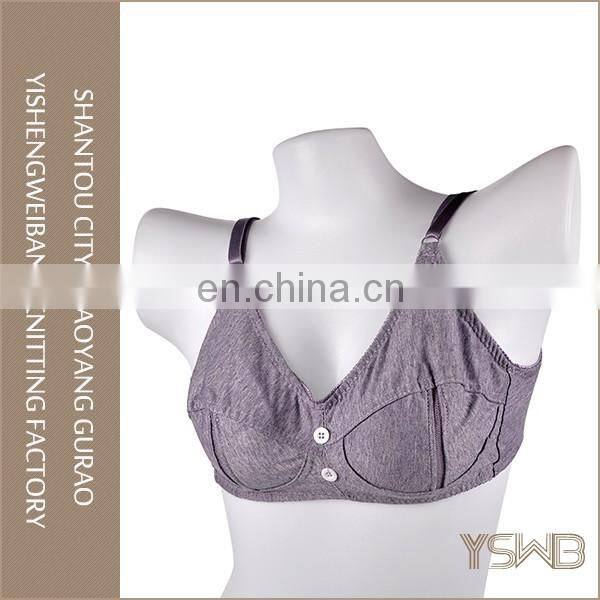 Wholesale factory price nursing cotton custom bra sizes