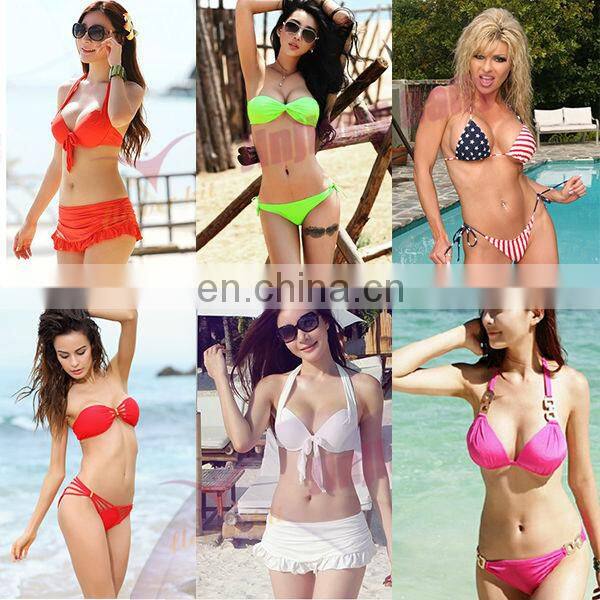 omen Sexy Hanging Neck One-piece Swimwear Bikini Set Hot Girls Swimming Diving Stylish Beachwear Swimsuit Bathing Suit