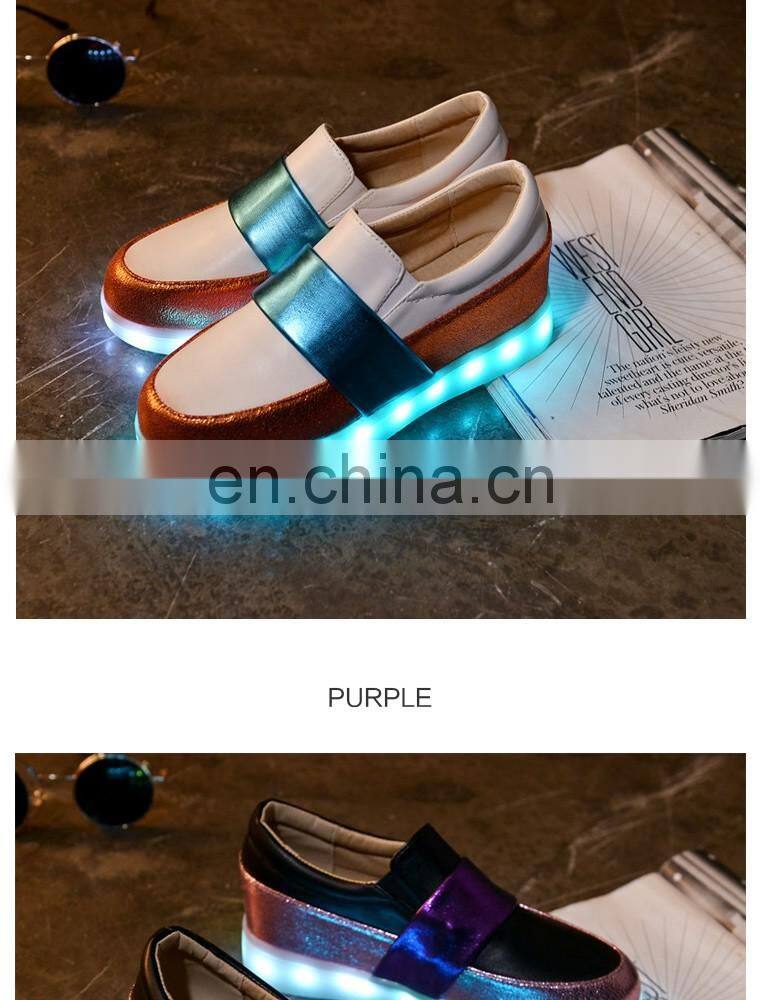 Wholesale New design Hottest Ladies shoes European fashion Women shoes LED shoes sneakers girls footwear