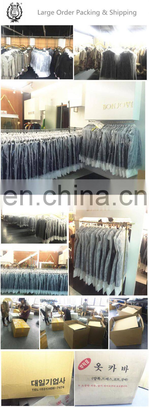 Winter Fur And Leather Overcoat Fox Fur Collar Sheepskin Fur Coat Cream Collar Lamb Fur Jacket