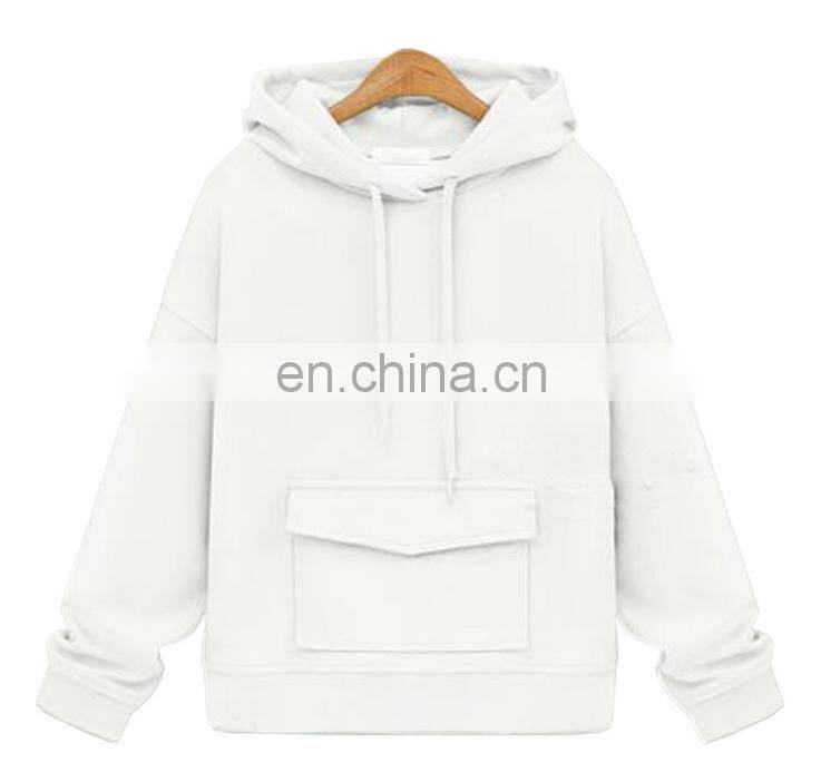 Hot Womens Ladies Plain Hoodie Fleece Sweatshirt Cotton Hooded Coat Pocket Hoody