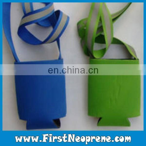 T Shirt Style Simple Color Neoprene 3mm Foldable Can Cooler