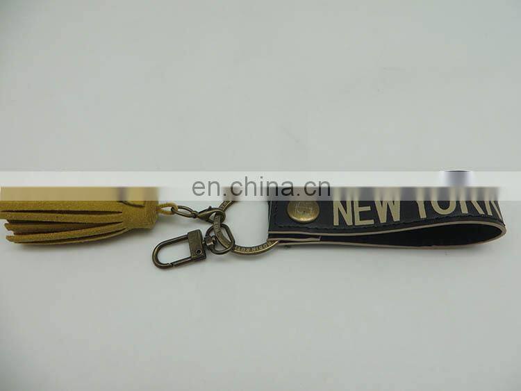 Various Kinds Personalized Design PU Leather Souvenir Keychain