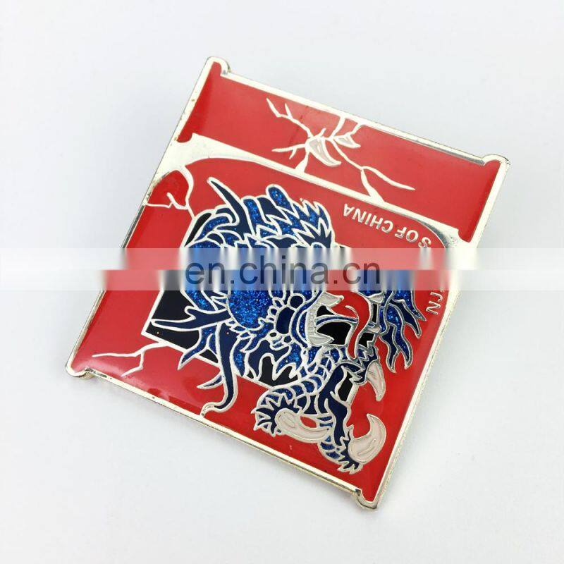 glitter custom hard / soft enamel pin for custom enamel lapel pin