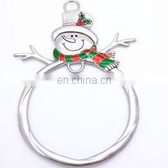 Christmas Snowman Metal Plate