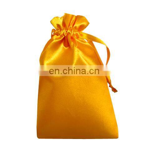 high-quality logo picture print oem made white satin pouches