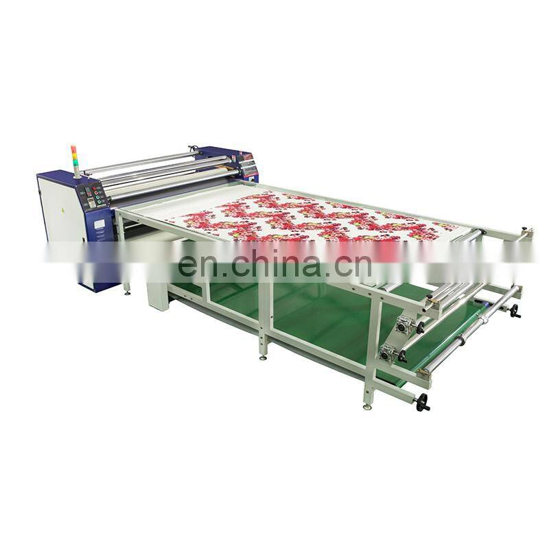 1.7 Meter Oil Heated Rotary Heat Press Transfer Machine