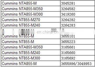 Cummins parts hose, hump 3030790 for NT855