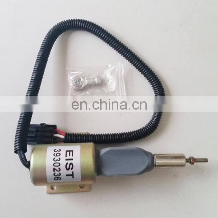 Diesel Engine Fuel Shut-Off Valve Fuel Pump Solenoid 3930236 24V 3930235 12V