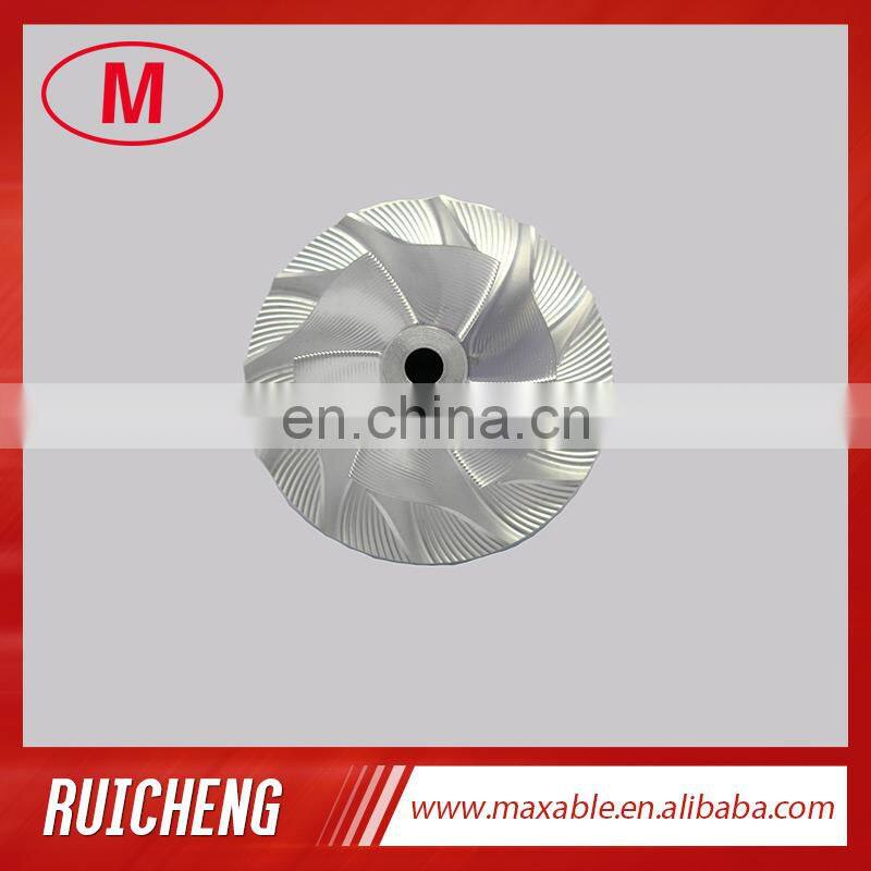RHF5 898185-1951/898068-1970 35.55/52.50mm 6+6 blades point milling Billet/milling/aluminum 2618 compressor wheel