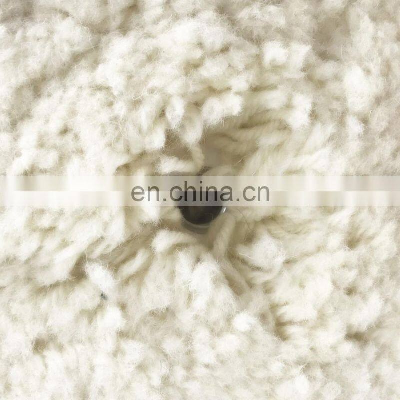 wool buffing pad with thread 5 eighth ordinary double side