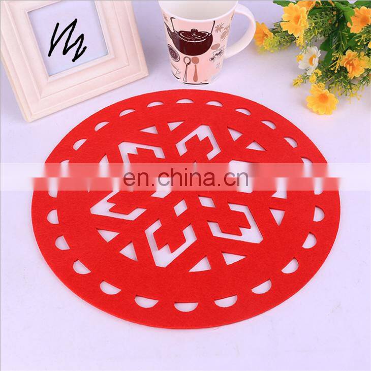 2020 wholesale laser cut 3mm felt place mat