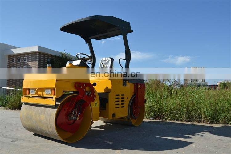 Hot sale double drum roller 3 ton vibratory road roller