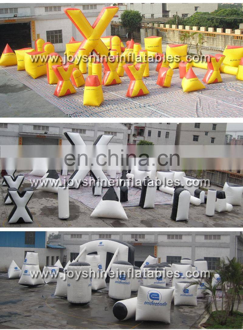 2019 Popular Gun Shooting Game Archery Laser Tag Sports Mini Win Bunker PVC Inflatable Paintball Bunkers