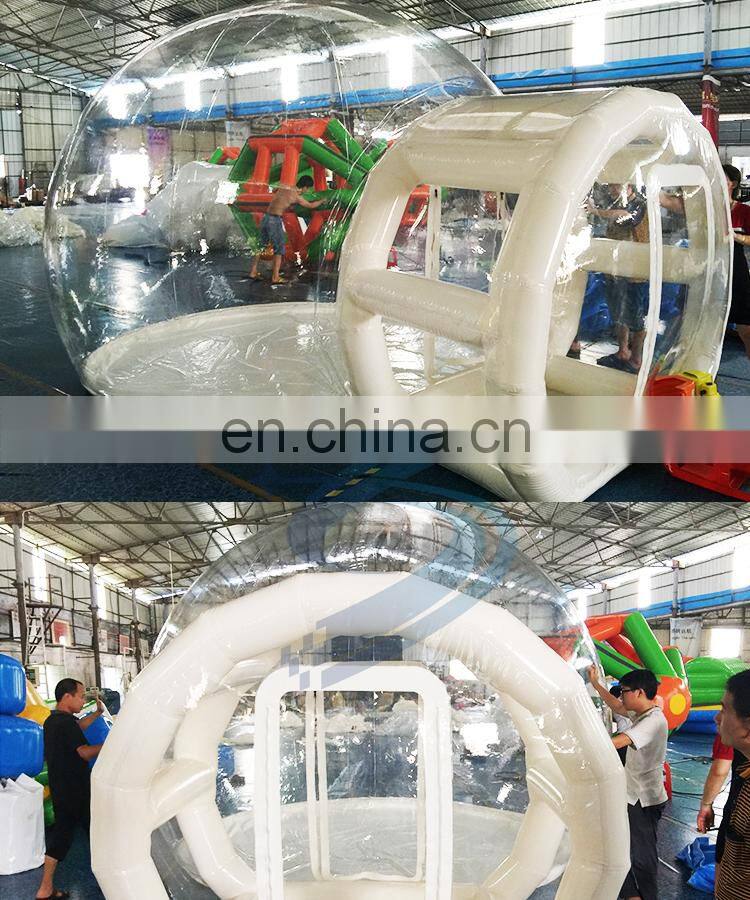 Luxury transparent inflatable bubble lodge tent party wedding tents wholesale price for rent sale bubble tent events outdoor