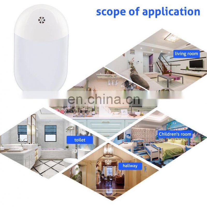 2019 amazon hot sale plug in 2 pcs for 1 pack Motion Activated warm white lighting led night light with light sensor