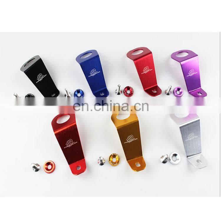 Automotive durable parts aluminum radiator bracket bolts universal support water tank buckles