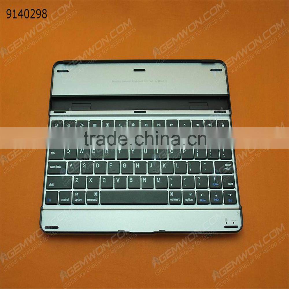 bluetooth keyboard for iPad2/3/4,Black Ultra-thin Aluminum bluetooth keyboard