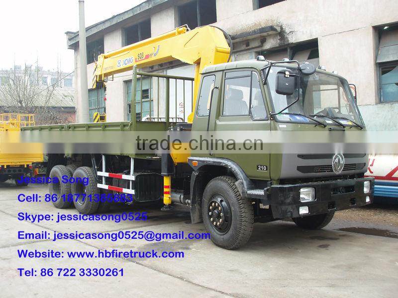 8-10ton DongFeng Lorry Crane