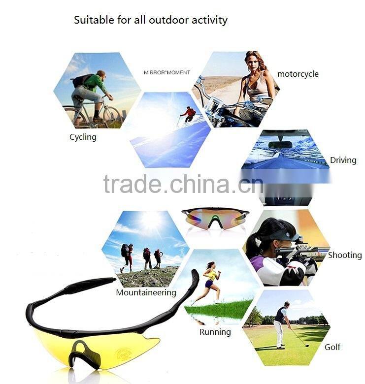 2015 New branded sporting biking mask sunglasses protective eyewear